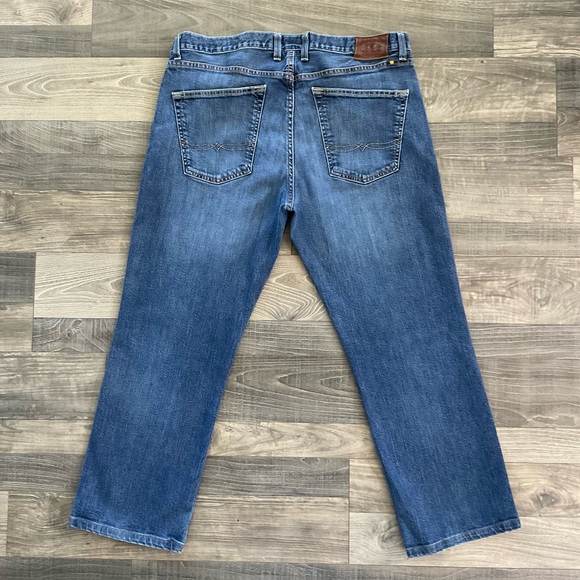 38x27 Lucky Brand 221 Straight Jeans Men’s Size Blue Denim Stretch - Picture 9 of 12